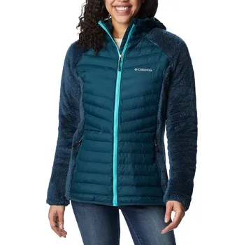 Dámská Přechodná bunda COLUMBIA POWDER LITE SHERPA HYBRID FULL ZIP 2051782414 – Modrá L
