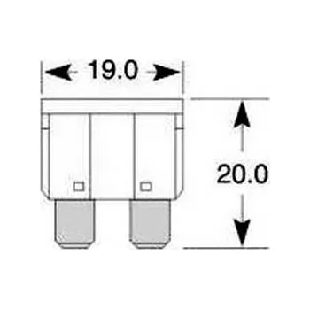 Autopojistky Moped91 Pojistka 25A, nožová, 1 ks