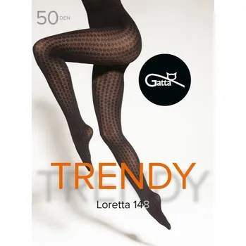 Dámské punčochy Gatta punčocháče Loretta 148 50DEN - černá, S