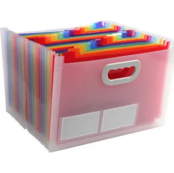 Stolní organizér Exacompta Crystal - A4 / 24 přihrádek