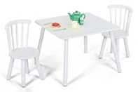Dětsný nábytek Set dětského stolu se 2 židlemi Classic bílý