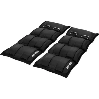 Zátěžové oblečení Gorilla Sports Zátěžové manžety, černé, 2 x 4 kg
