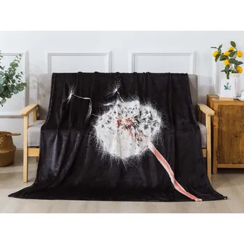 deka XPOSE® Mikroplyšová deka PAMPELIŠKA 3 140x200 cm, Mikroplyš + Prodloužená možnost vrácení zboží do 50 dnů