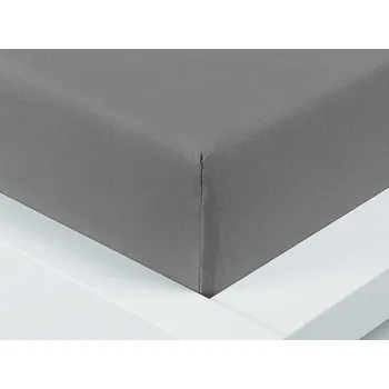 Prostěradlo XPOSE® Jersey prostěradlo Exclusive - tmavě šedé 90x200 cm