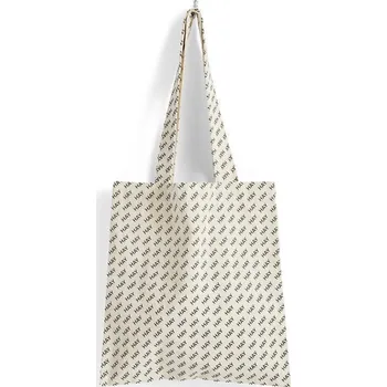 Nákupní taška HAY Plátěná taška Logo Tote Bag, black