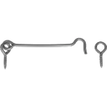 Nábytkové kování Háček s očkem k zašroub. 80mm Zn ZHK80