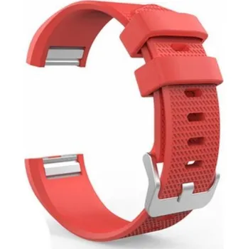 Ostatní příslušenství k chytrým hodinkám Soft gelový řemínek pro chytré hodinky Fitbit Charge 2 - červený