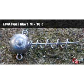 Umělá nástraha Red Bass - Jig koule zavrtávací vel. M - 10g, bal. 2ks - VÝPRODEJ