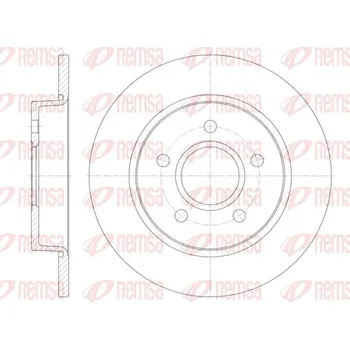 Brzdový kotouč Brzdový kotouč REMSA 6846.00