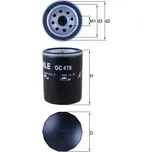 Olejový filtr MAHLE OC 478