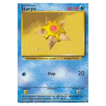 Karetní hra Pokémon BS 065/102 Staryu - Base Set Stav: Excellent