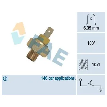 Teplotní spínač, varovná kontrolka chladiva FAE 35350
