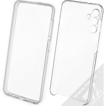 Pouzdro na mobilní telefon 1Mcz 360 Full Cover sada ochranných krytů pro Samsung Galaxy A04s, Galaxy A13 5G průhledná (transparent)