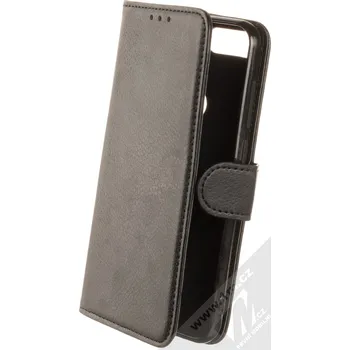 Pouzdro na mobilní telefon 1Mcz Crock-3H Book flipové pouzdro pro Alcatel 1S černá (black)