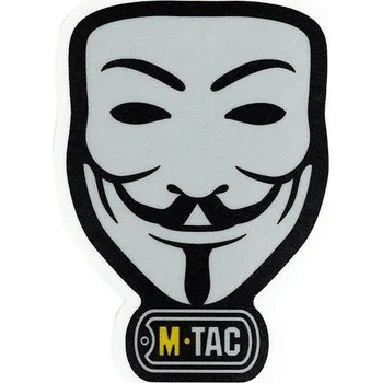 Nášivka Samolepka M-Tac Anonymous - šedá-černá