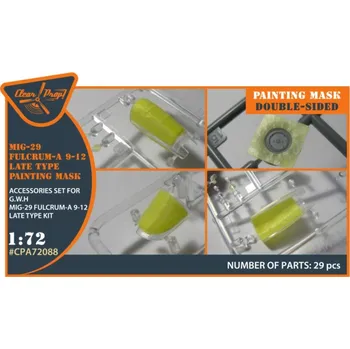 Plastikový model 1/72 MiG-29 FULCRUM-A 9-12 late double-sided mask