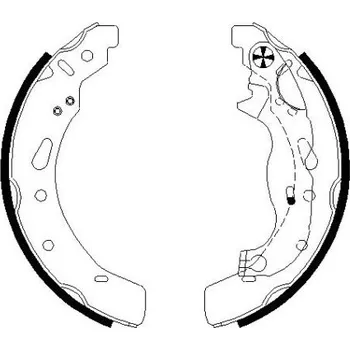 Brzdová čelist Sada brzdových čelistí TEXTAR 91072100