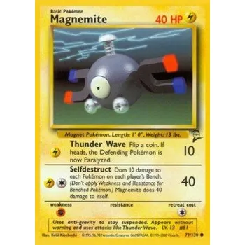 Sběratelská karetní hra Pokémon BS2 079/130 Magnemite - Base Set 2 Stav: Excellent