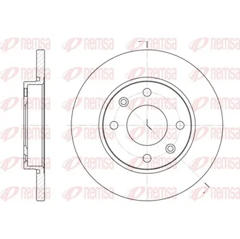 Brzdový kotouč Brzdový kotouč REMSA 6535.00