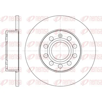 Brzdový kotouč Brzdový kotouč REMSA 6650.00