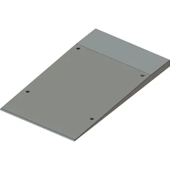 Rohožka Pozinkovaný nájezd pro kartáčové vstupní rohože FLT-PRM, FLT-ECO FLOMA - délka 100 cm, šířka 60 cm, výška 4 cm