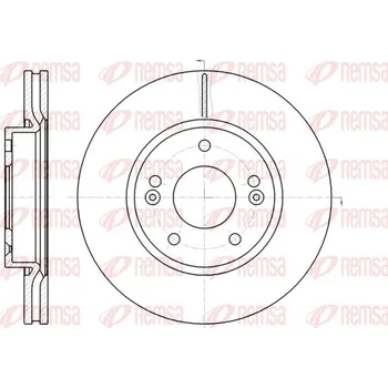 Brzdový kotouč Brzdový kotouč REMSA 61208.10