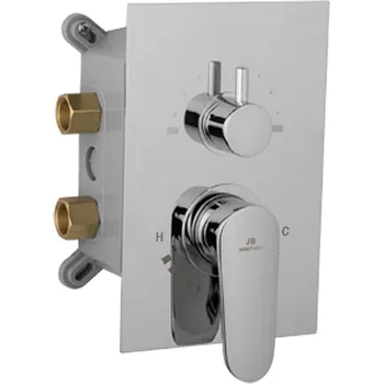 Vodovodní baterie JB Sanitary Finery F10 72 00 Podomítkový box třícestný