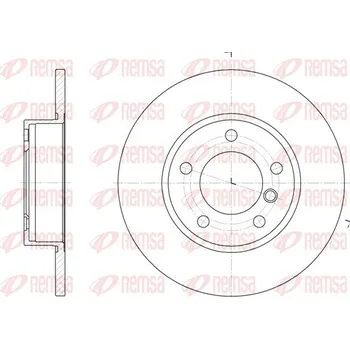 Brzdový kotouč Brzdový kotouč REMSA 6323.00