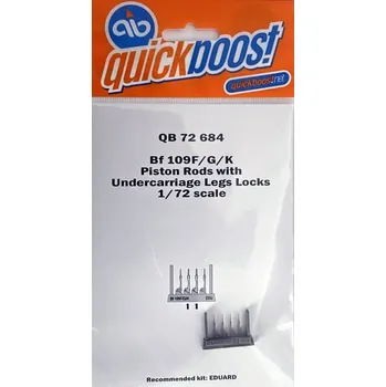 Plastikový model 1/72 Bf 109F/G/K piston rods w/ undercar.legs lock