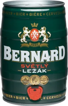 Pivo Bernard Světlý ležák 11° 5 l soudek