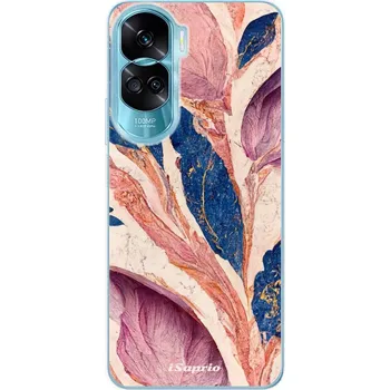 Pouzdro na mobilní telefon Odolné silikonové pouzdro iSaprio - Purple Leaves - Honor 90 Lite 5G