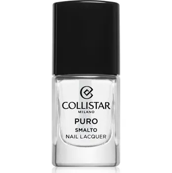 Lak na nehty Collistar Puro Long-Lasting Nail Lacquer dlouhotrvající lak na nehty odstín 301 Cristallo Puro 10 ml