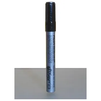 Tužka Na Sklo - hrubá stříbrná