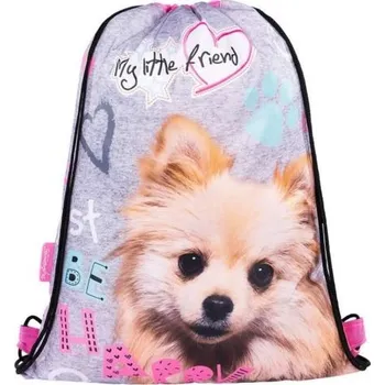 Školní sáček Pes Sáček na obuv My Little Friend PINK DOG PEJSEK > varianta 01-072-040