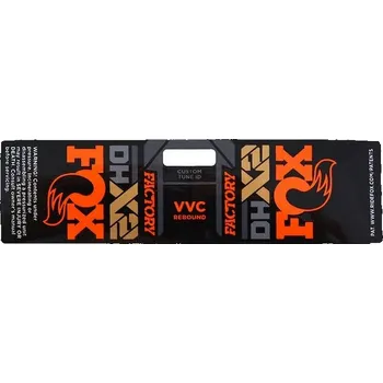 NÁLEPKA FOX NA TLUMIČE PRUŽINOVÉ - F-S 2021 DHX2 RESERVOÁR ORANŽOVÁ