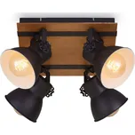 BRILONER Bodové svítidlo 38 cm 4x E27 40W černá BRILO 2742-045