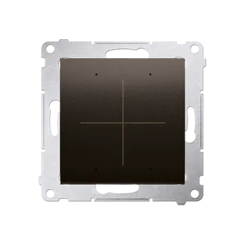 vypínač SIMON 4 - násobný spínač (strojek s krytem), Hnědá