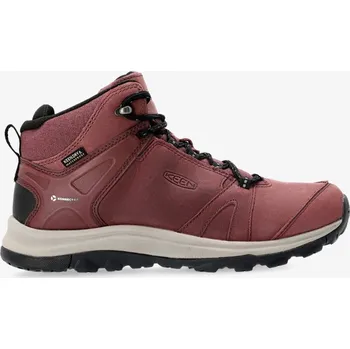 Dámská obuv Keen TERRADORA II LTHR MID WP wine/black - Wine/black, EU 41