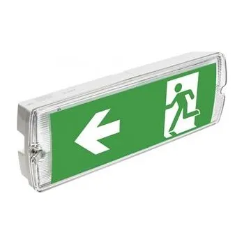 Průmyslové svítidlo GTV Nouzové svítidlo SAHER-3 LED DUO, 2 prac. režimy, 3 W, 300 lm, AC 220–240 V, 50–60 Hz, IP65, 3 h, 6400 K