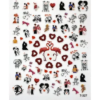 Umělé nehty Zdobení č.015 - Svatební a zamilované