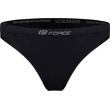 Dámské spodní prádlo FORCE dámské spodní prádlo-brazilky 3 pack, černé XL-XXL