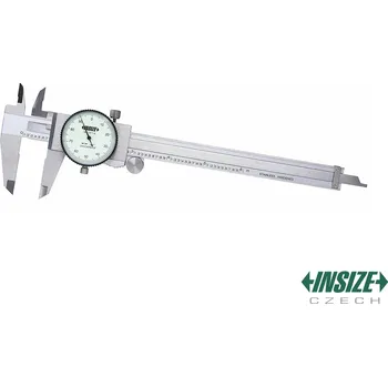 Posuvné měřítko Mechanické posuvné měřítko 200 mm Insize s posuvovým kolečkem