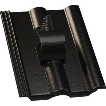 betonová krytina Střešní taška anténní KM BETA betonová krytina Beta - BRILIANT černá