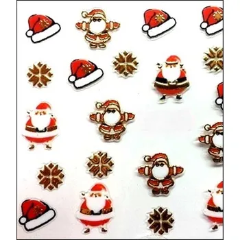 Expanails - Zdobení - Vánoční - Čepice, Santa, Vločka