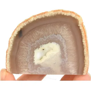 Přírodní kámen Geoda z achátu s dutinkou z Brazílie 212g