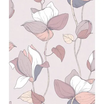 Tapeta Vliesová tapeta růžová, květy MA947474 / Tapety na zeď Flora (0,53 x 10,05 m) Marburg
