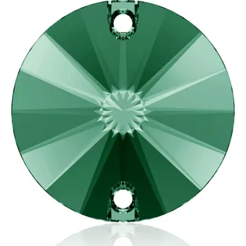 Drahý kámen Swarovski RIVOLI 3200 - 14mm Emerald