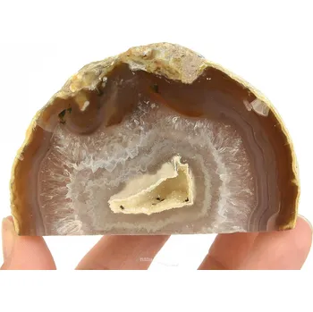 Přírodní kámen Geoda z achátu s dutinkou z Brazílie (251g)