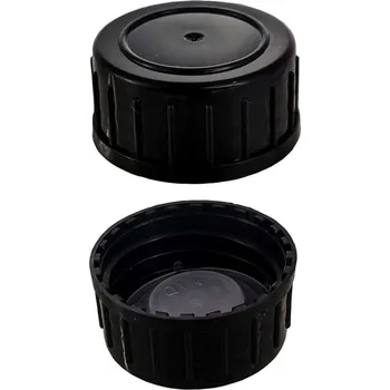 Uzávěr Snapscrew 25x13.5 Plast - černá se závitem s vložkou