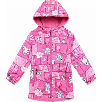 Dívčí bunda Dívčí šusťáková bunda Kugo KB2336 - růžová Barva: Růžová, Velikost: 104